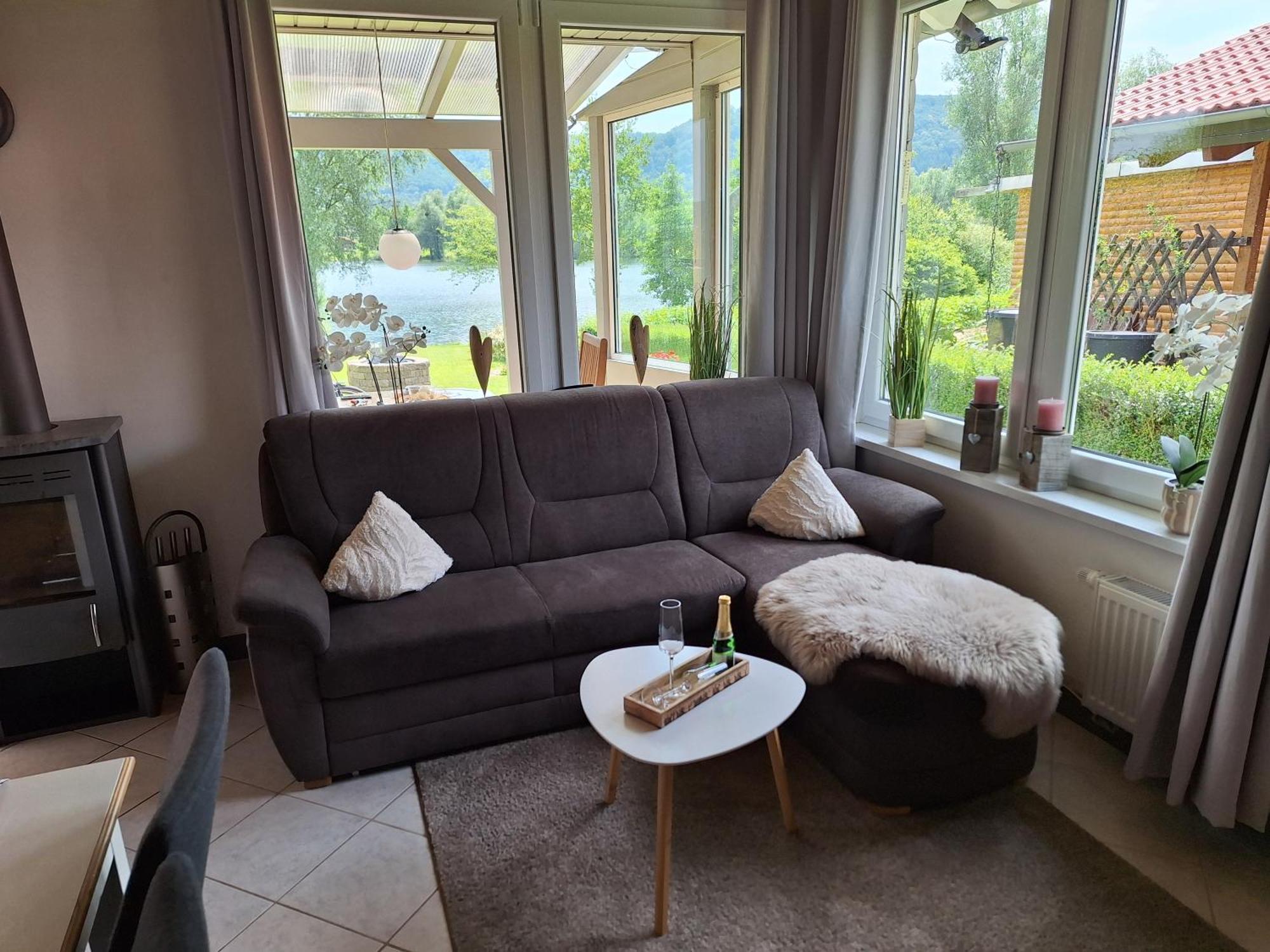 Ferienhaus Am Weserberglandsee Lauenforde 외부 사진